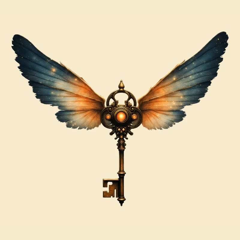 Winged Key Steampunk