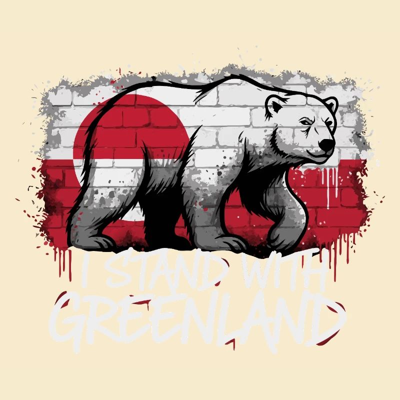 I Stand With Greenland – Eisbär