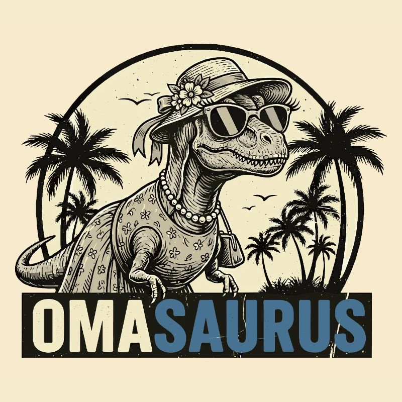 Omasaurus Rex – Cadeau Dinosaure Funny Granny
