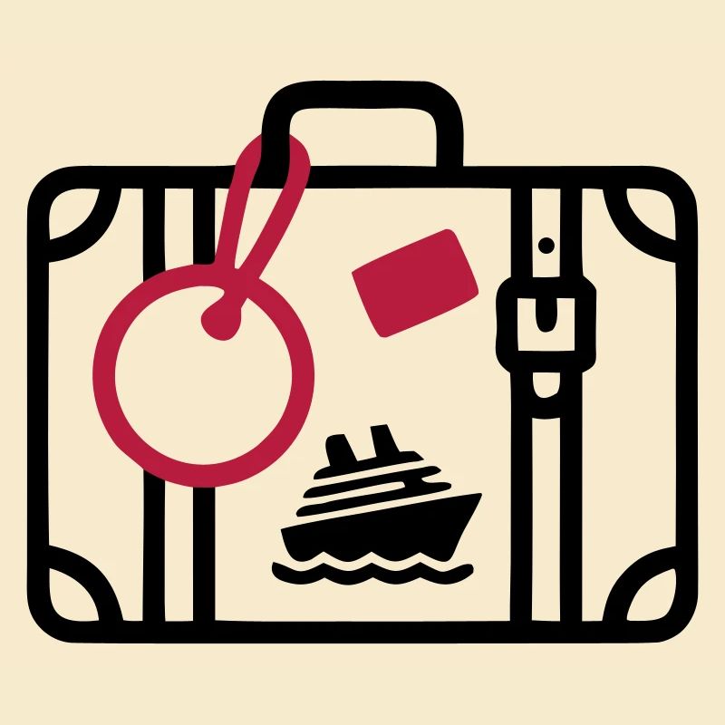 Koffer Reise Kreuzfahrt Urlaub