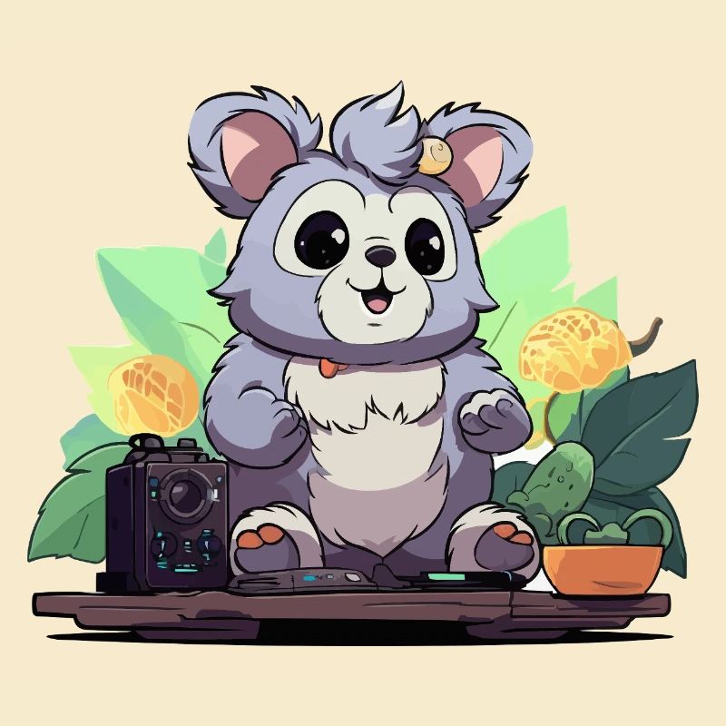 Kuschelpanda DJ im Dschungel