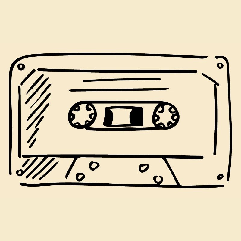 Kassette Altmodisch Retro