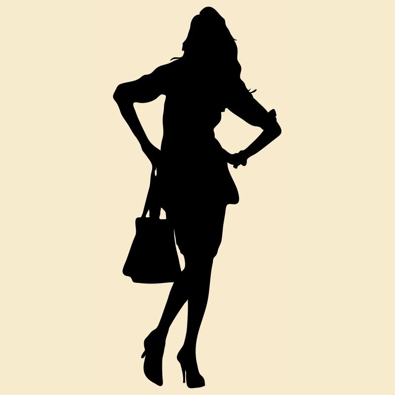 Frau Körper Silhouette Vektor-Design