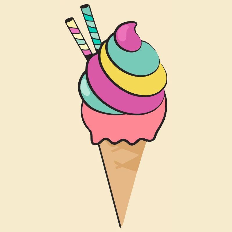 Eiscreme, Eistüte, Eis