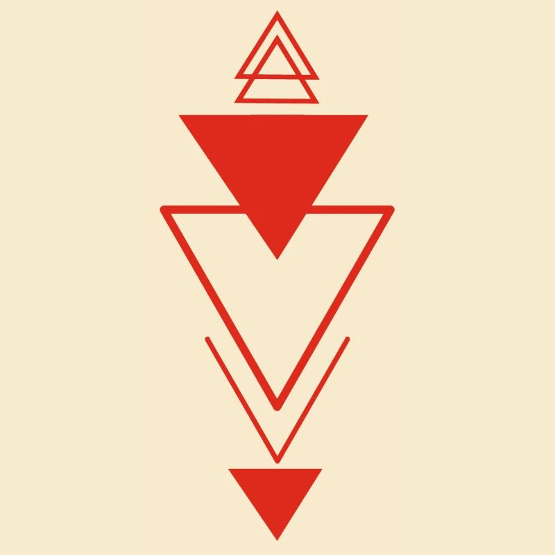 Triangular symbol (red)
