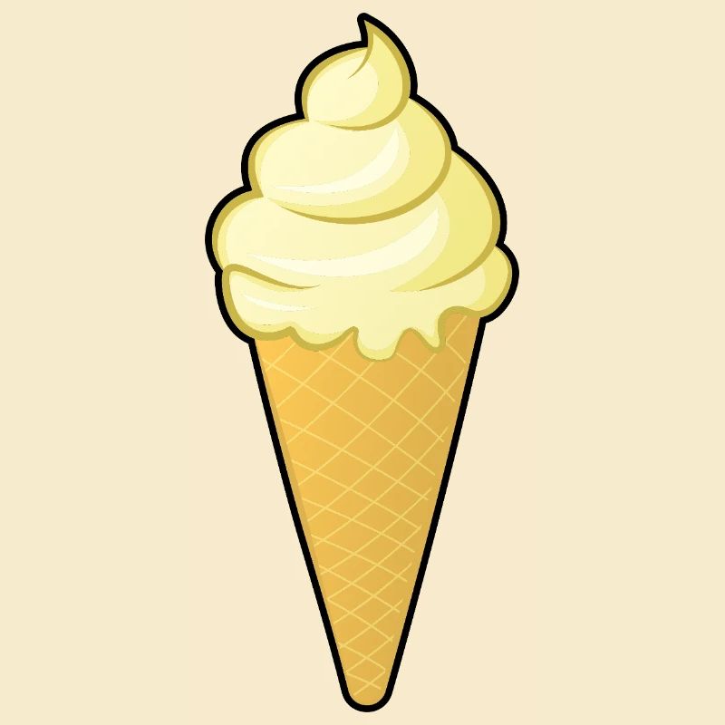 Vanille Eis Kostüme Eiscreme Eistüte Vanilleeis