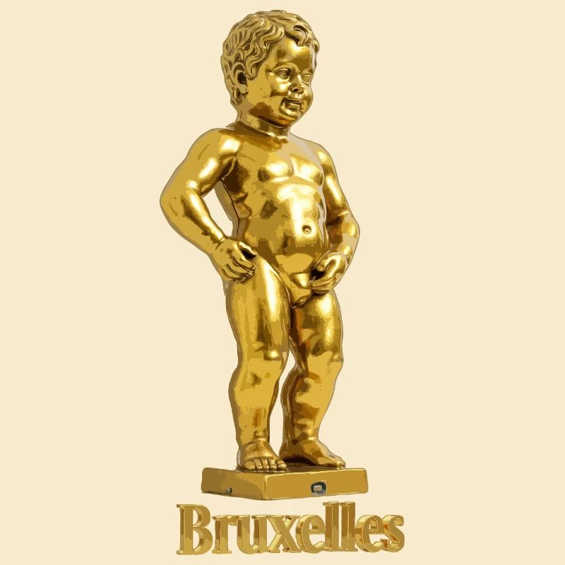 Manneken Pis de Bruxelles en oder