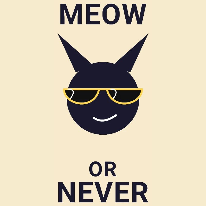 Miau oder nie Sonnenbrillenkatze