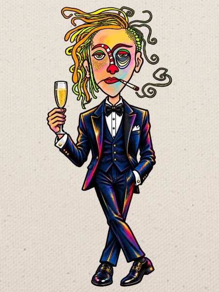 Surreales Dapper-Porträt