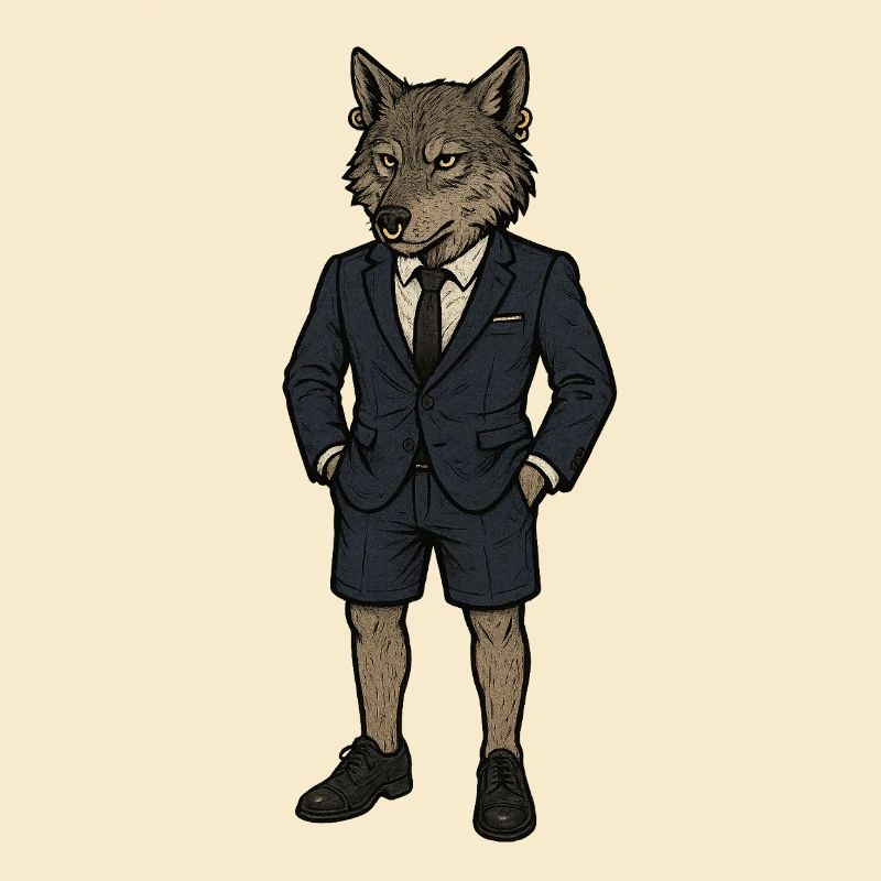 Successful wolf