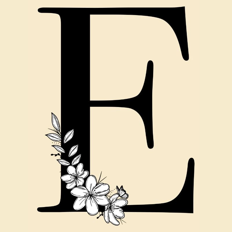 Letter E