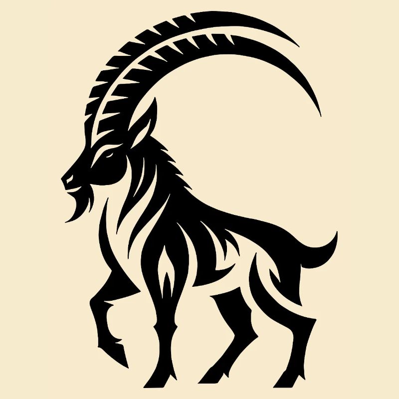 Sternzeichen Tattoo Stolzer Steinbock