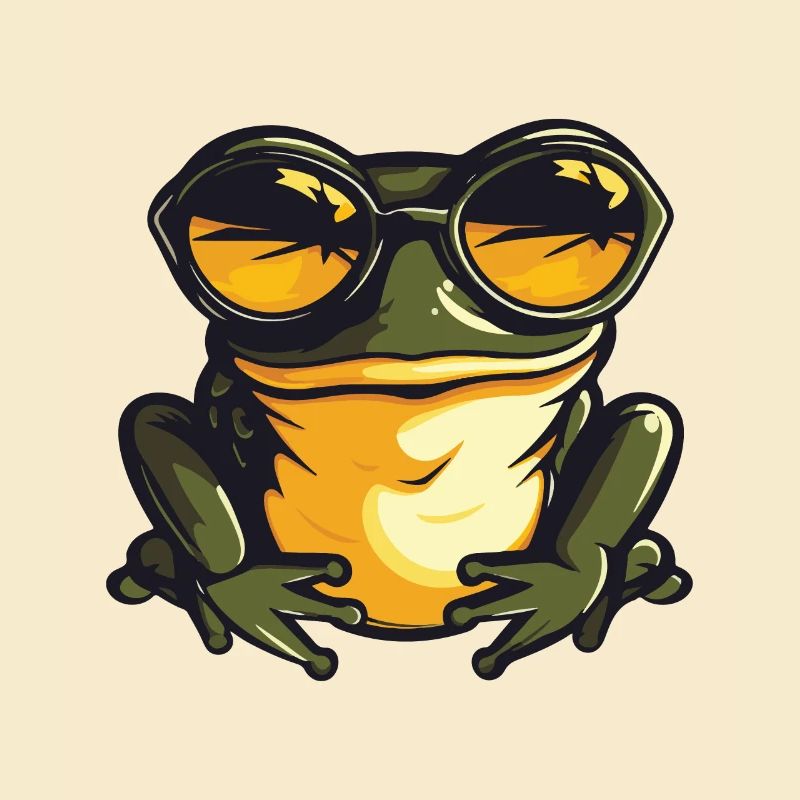 Frog Funny Cool