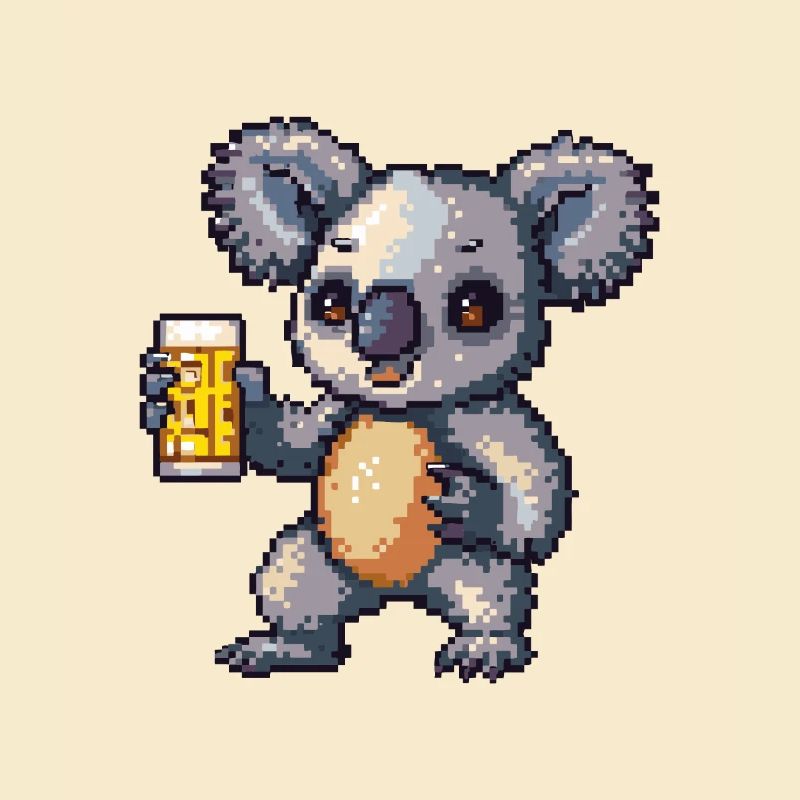 Koala Bier Pixel