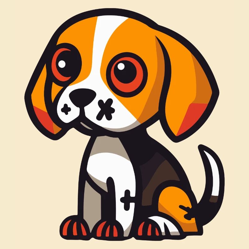 Beagle Hund Halloween Tier