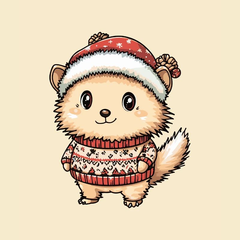 Igel Weihnachten Comic
