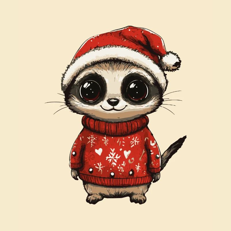 Erdmännchen Weihnachten Comic