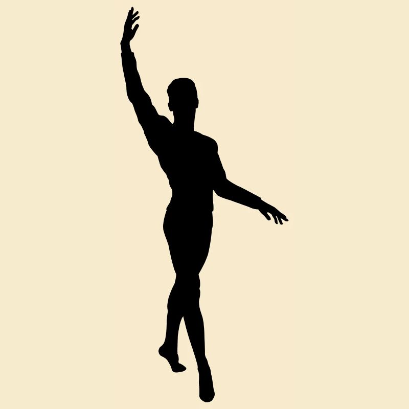 Danseuse de ballet vecteur Silhouette