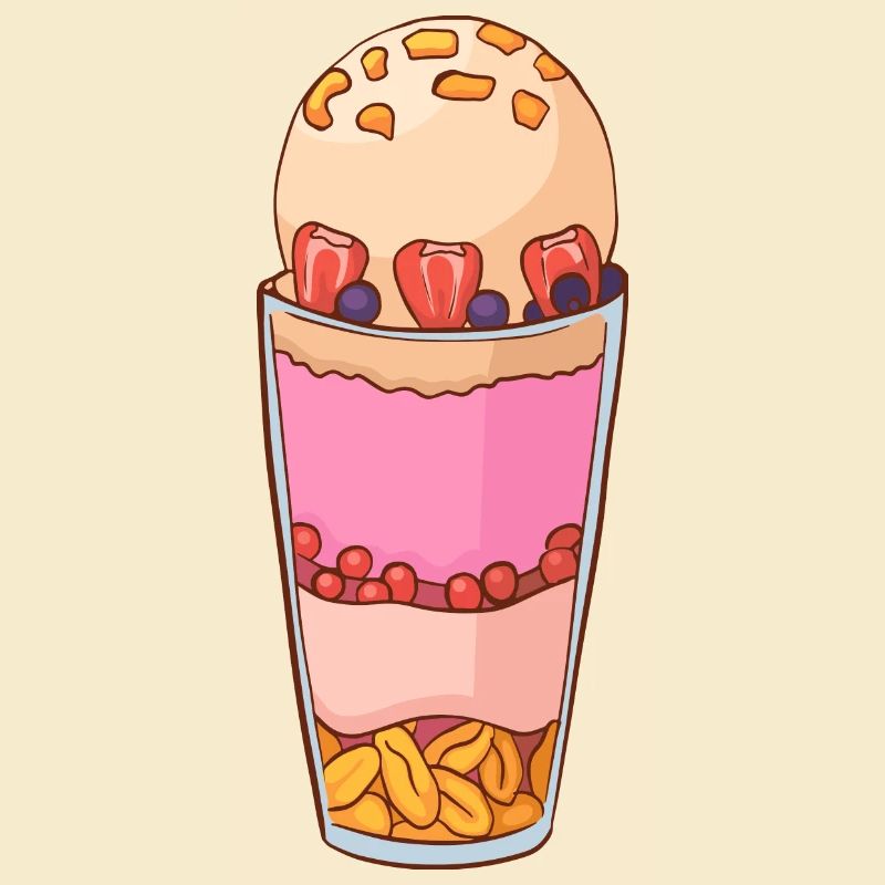 Eis Speiseeis Eiskrem Eiscreme Kugeleis Eisbecher