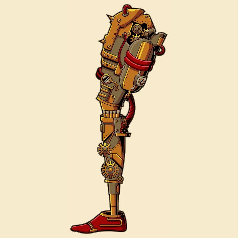 Prothèse Steampunk