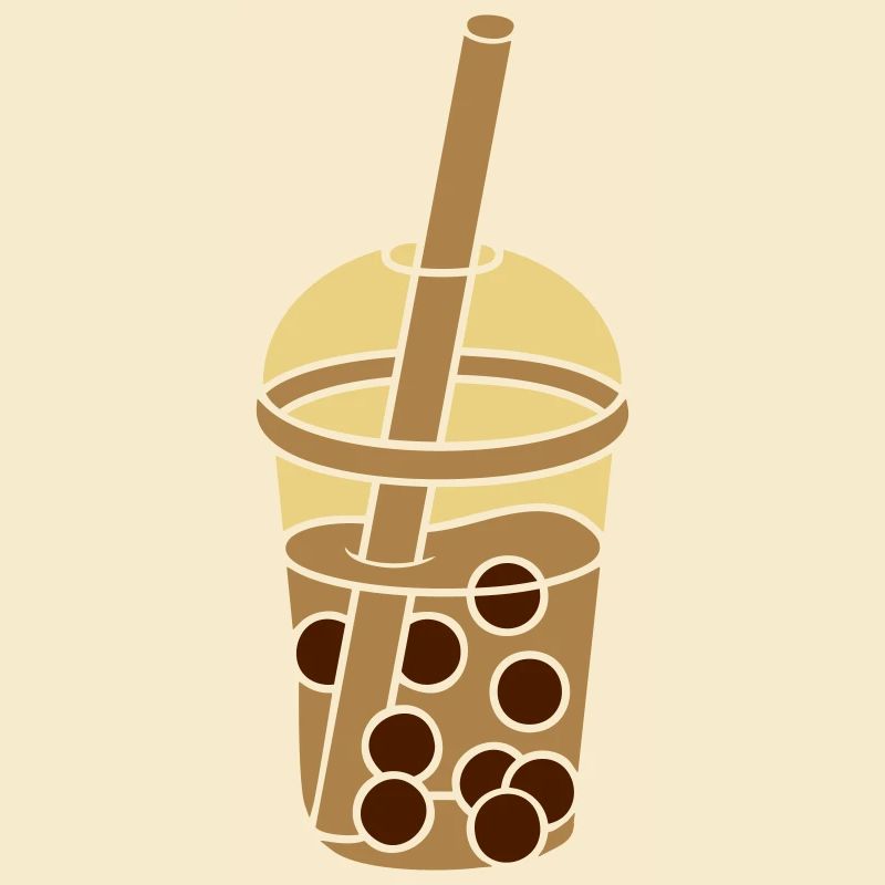 Design Comic Bubble Tea