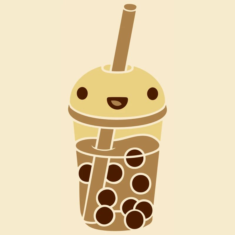 Anime Face Bubble Tea
