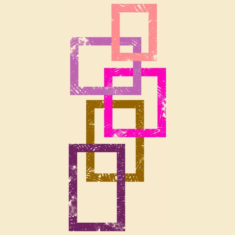 Geometrie Minimal Muster - Farben Ornament Design
