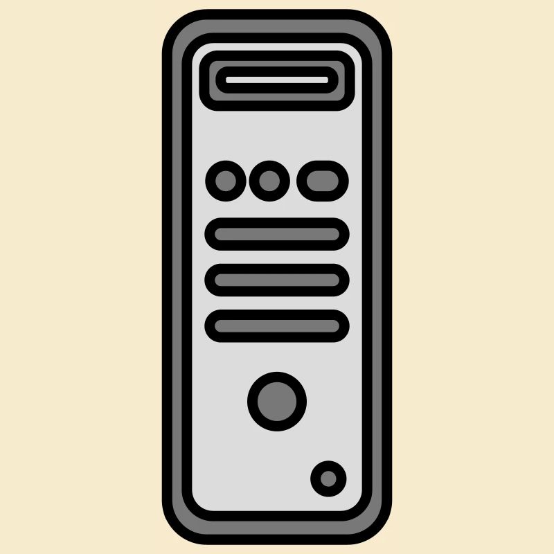 Chassis Computer Tower Icon