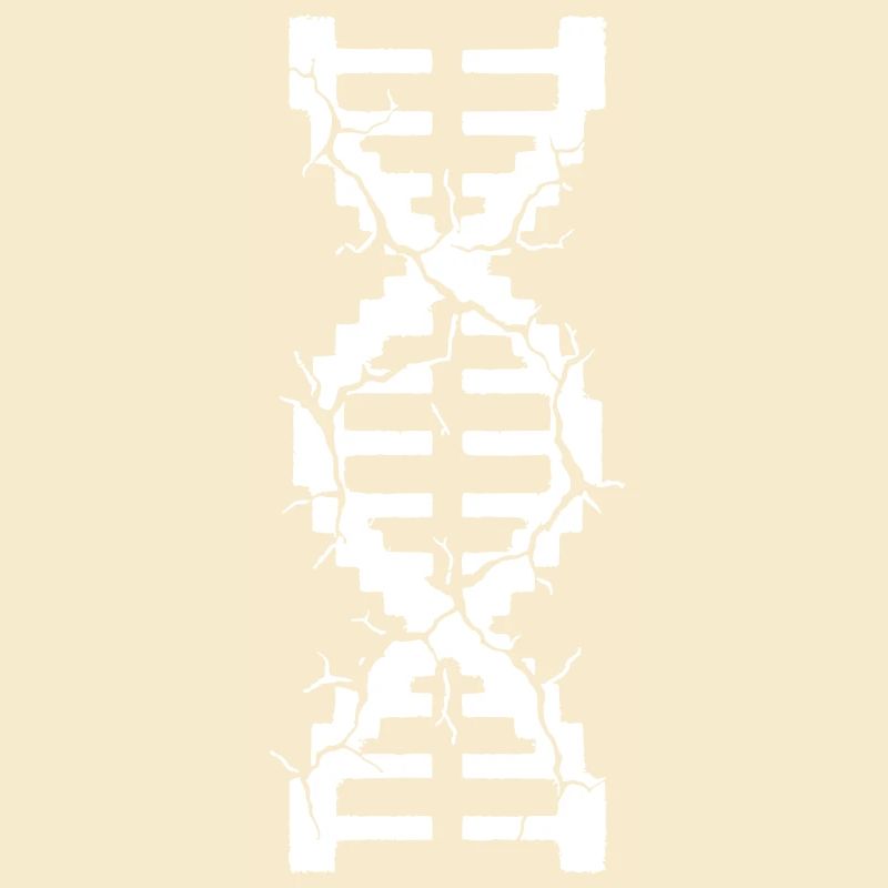 Zerstörte DNA Helix Mutation