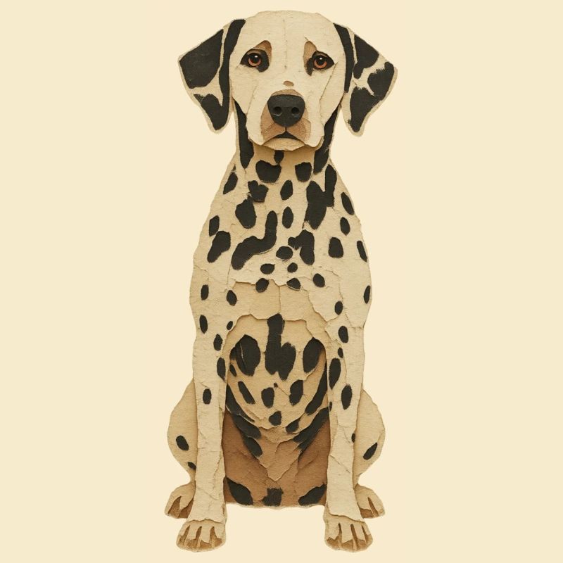 Dalmatian Patch Art Tee