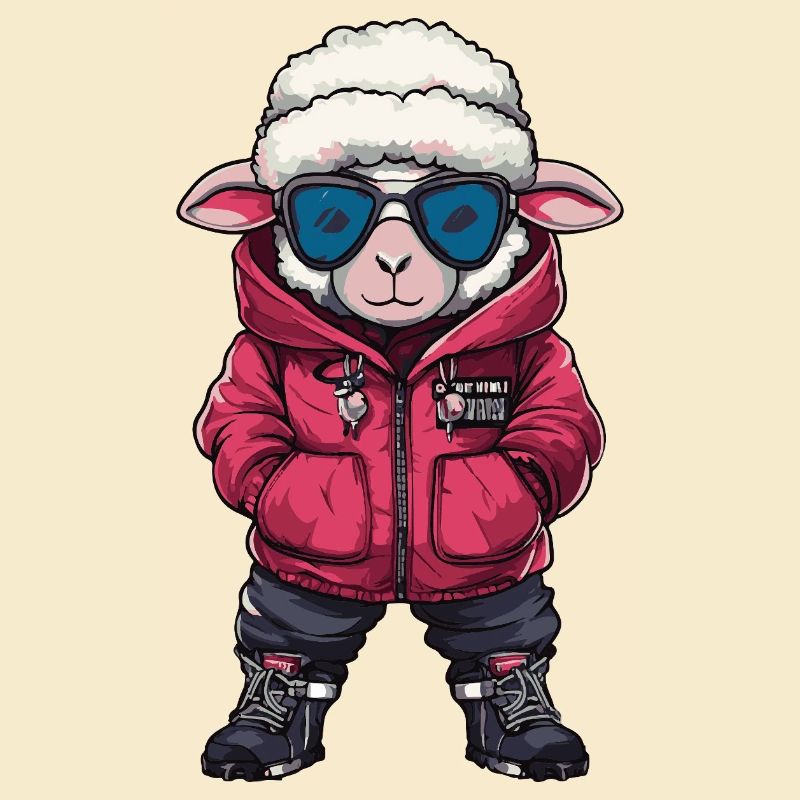 Schaf Cool Comic