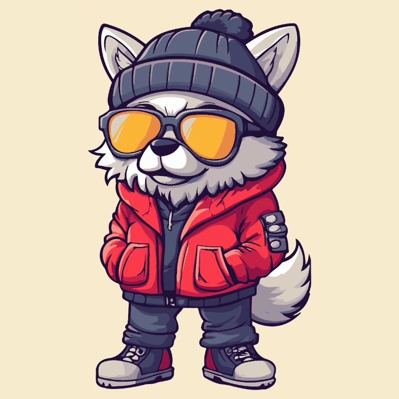 Wolf Cool Comic