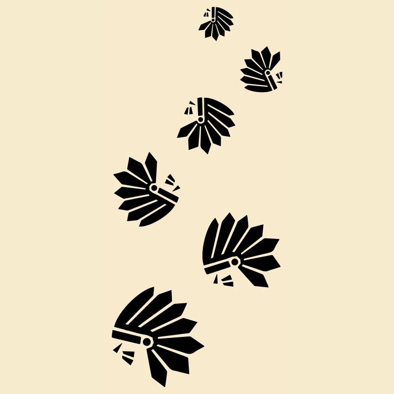 Indianer kopf symbol