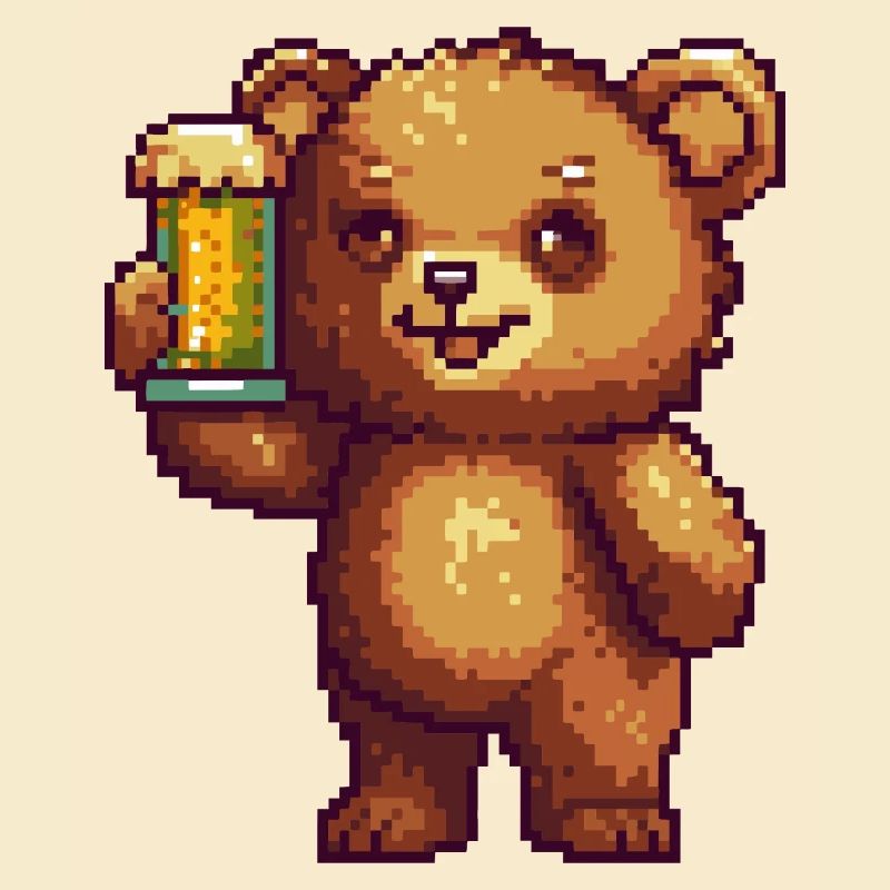 Bär Bier Pixel