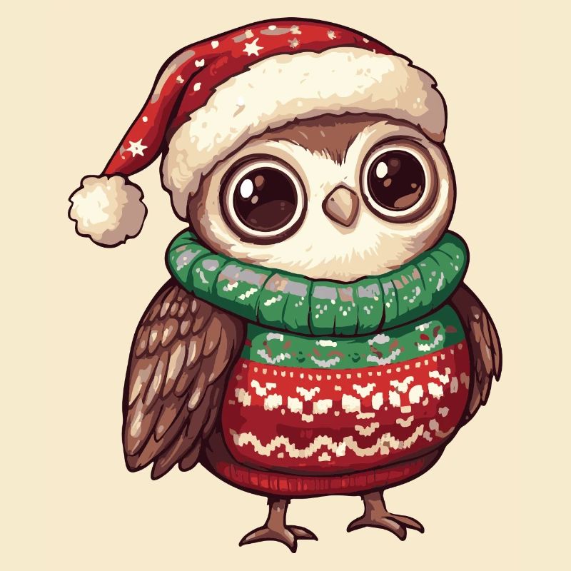 Owl Christmas Comic