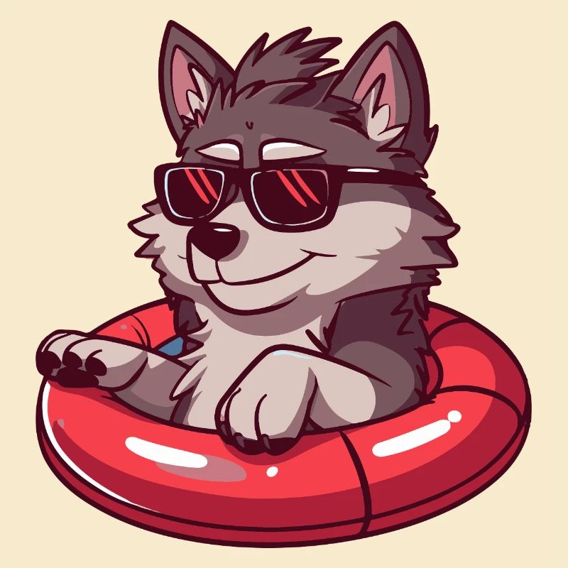 Wolf Comic Cool