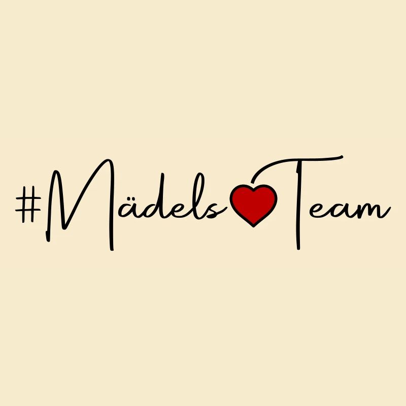 Mädels Team Herz