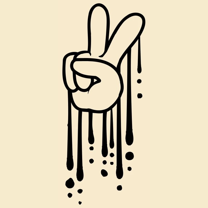 Gouttes de Graffiti Peace