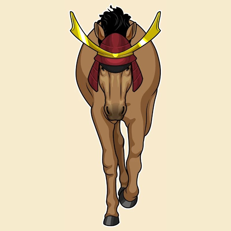 Pferd Samurai Kampfkunst