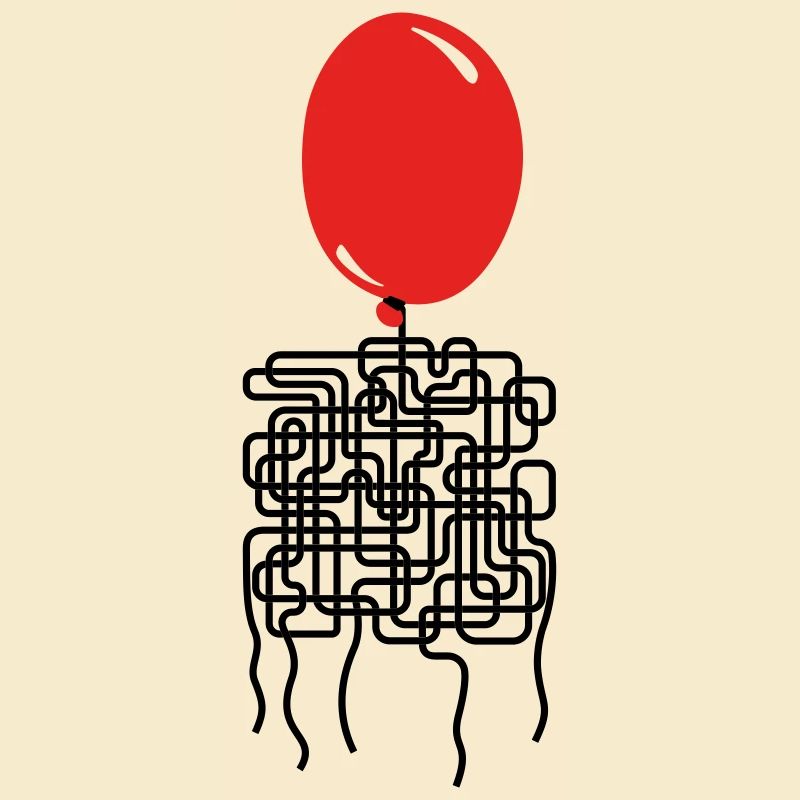 Balloonyrinth Balloon Thread Labyrinth