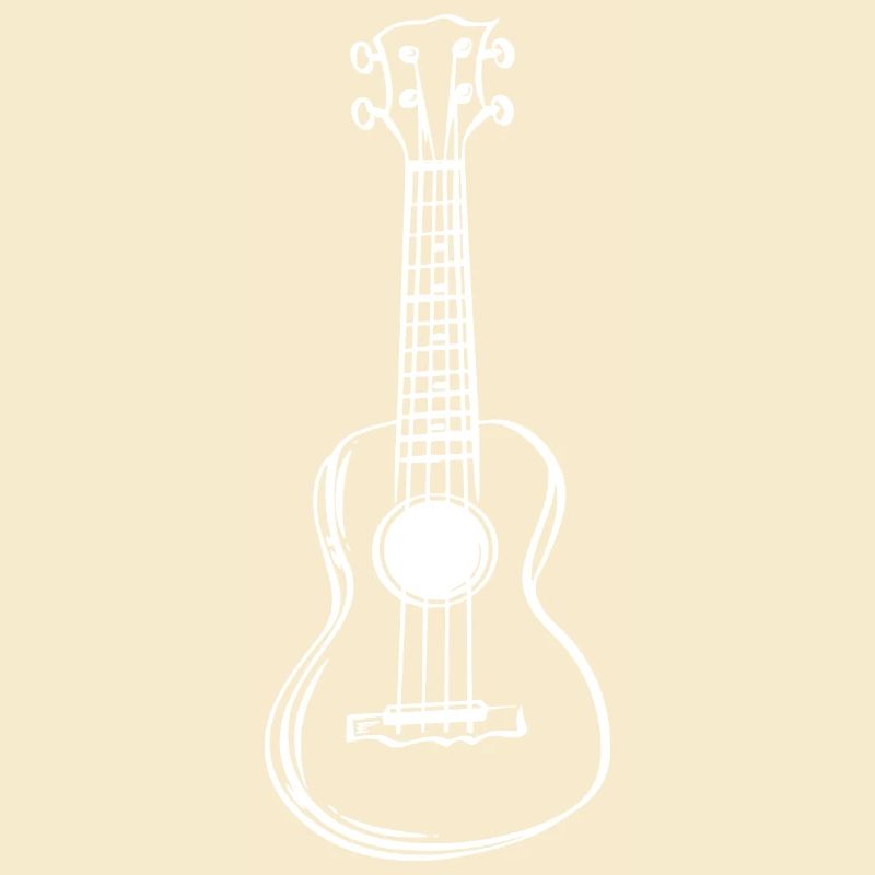 Ukulele Zeichnung