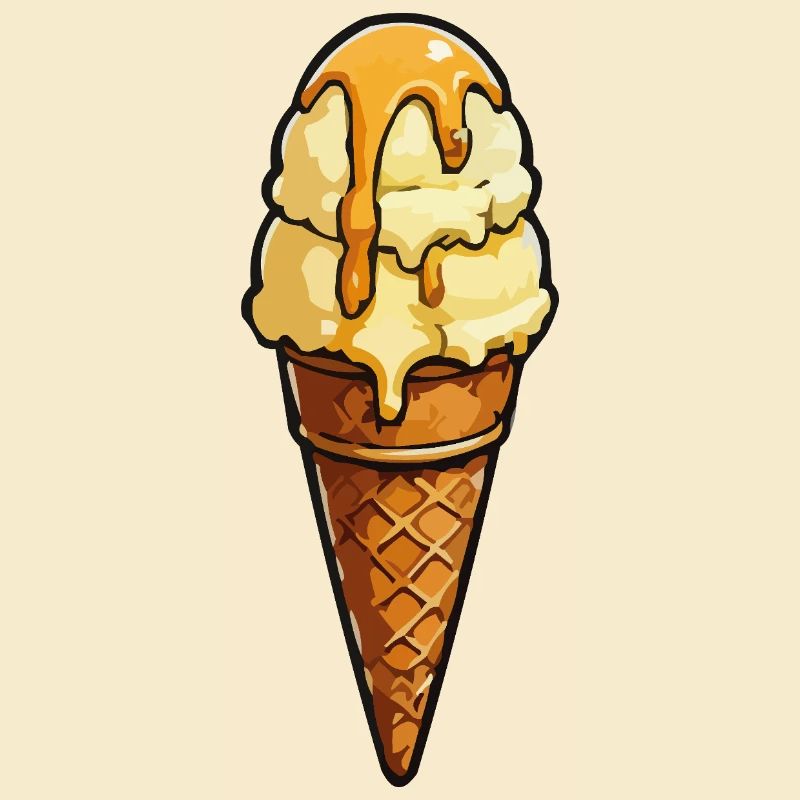 Cornet de glace Caramel Rip