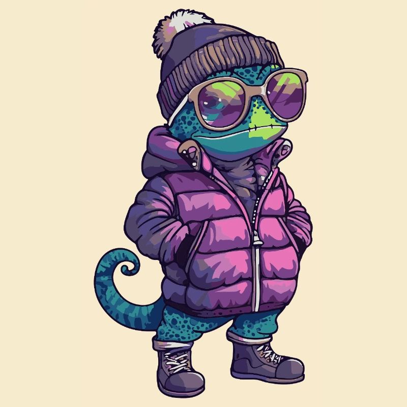 Chameleon Cool Comic