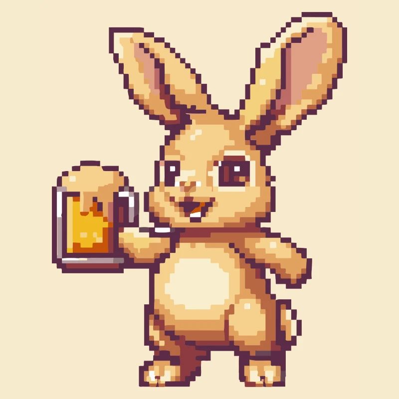 Hase Bier Pixel