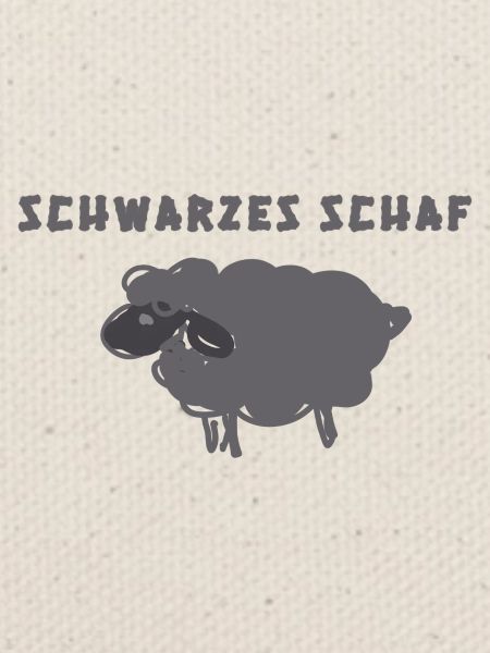 Schwarzes Schaf,,Schaf,illustration