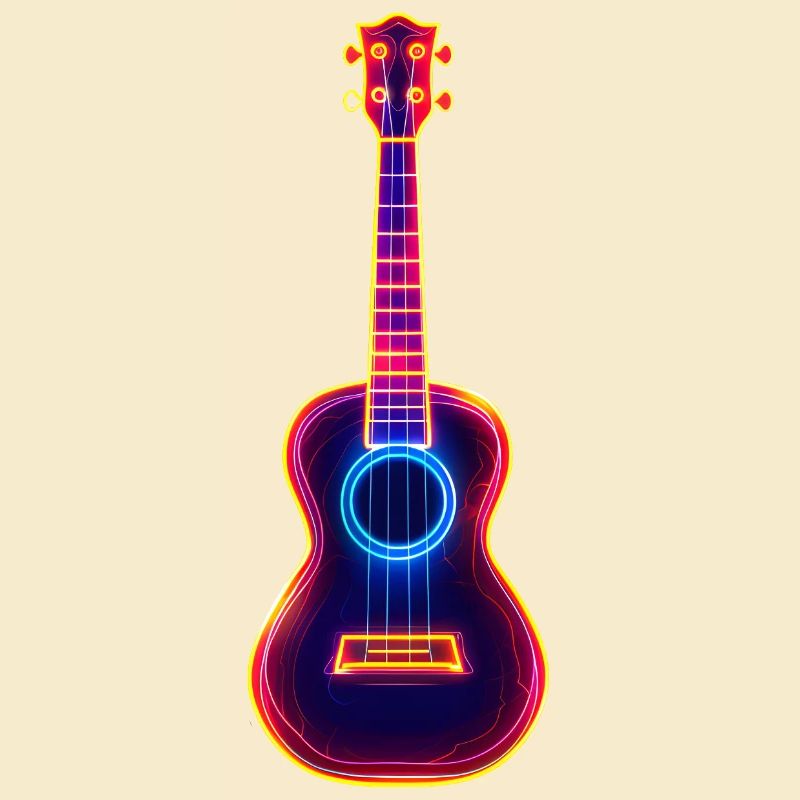 Retro Ukulele Synthwave