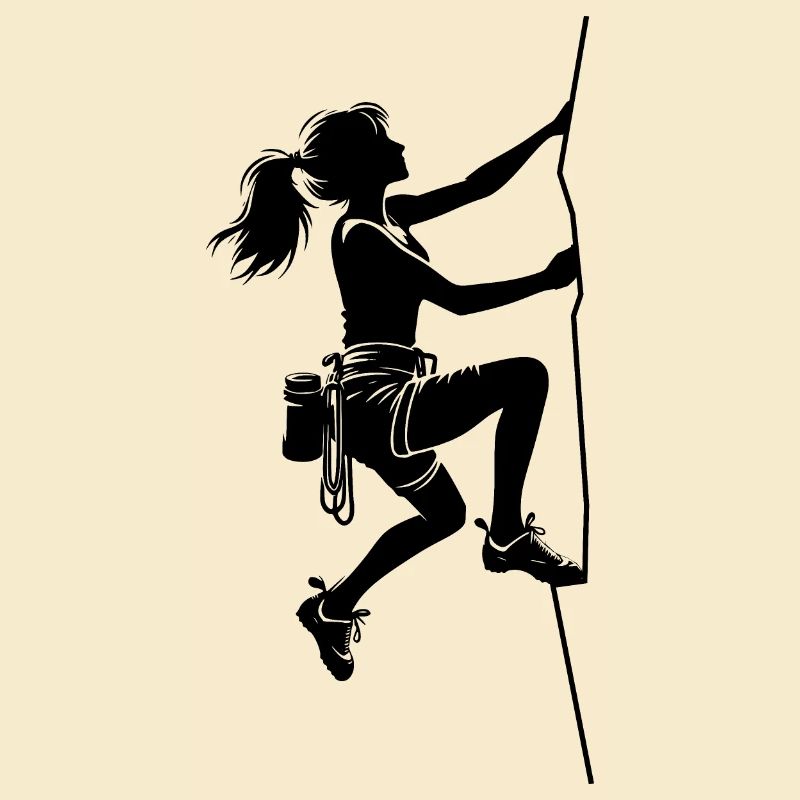 Frauenpower klettern
