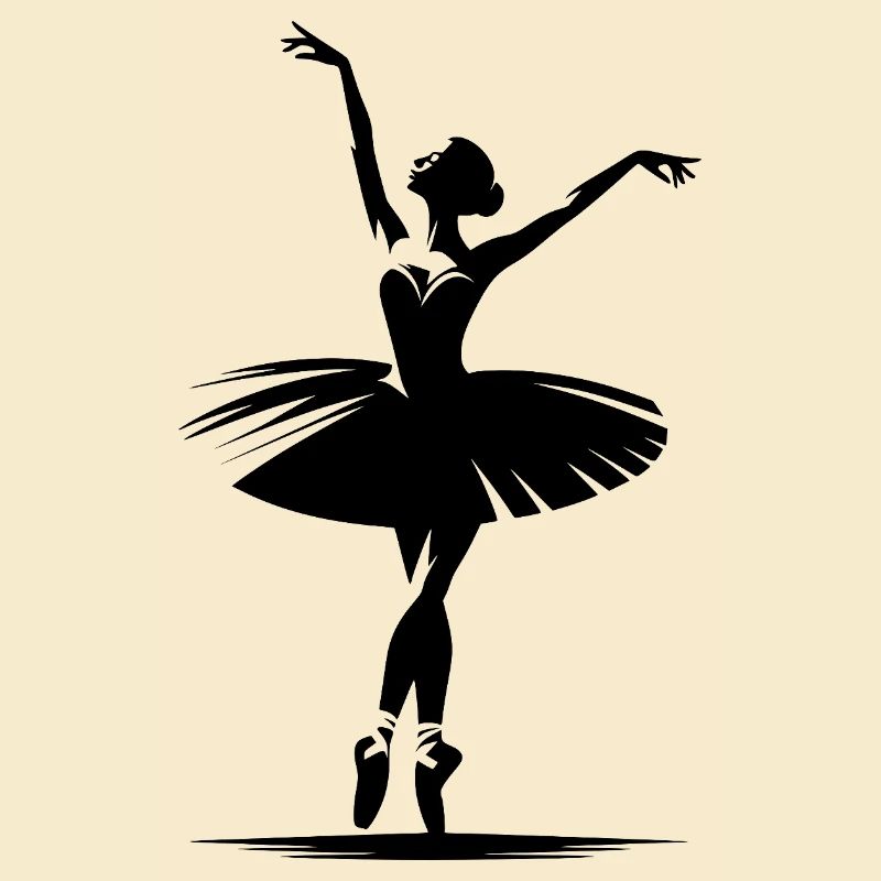 Dancer with elegance and classical dance pose