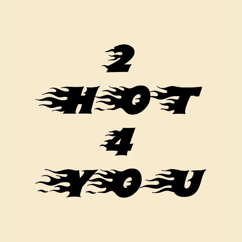 2 hot 4 you blck