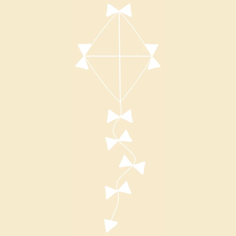 Drachen weiß Herbst